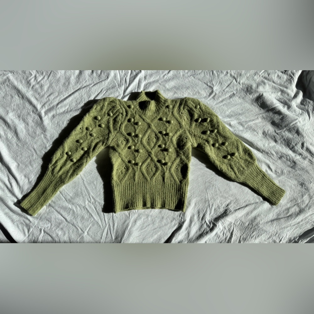 Zara KNIT SWEATER WITH EMBROIDERED BALLS - Picture 2 of 5
